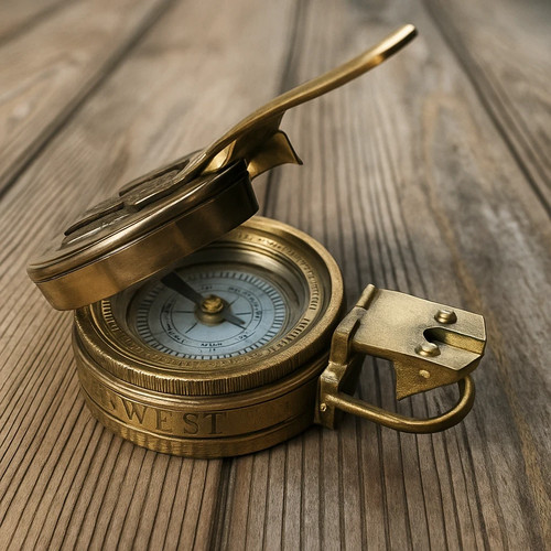 Vintage polished brass - brass, wwii