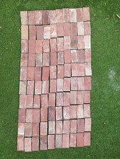 Original Reclaimed Victorian Quarry Tiles Paviours Terracotta Red