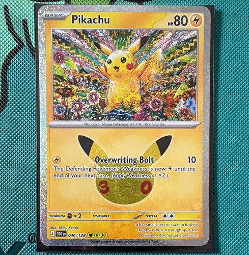 Pikachu 040 128 holo - 040/128,