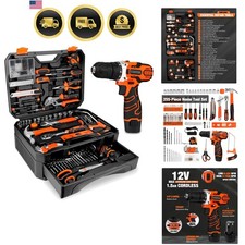 Tool Set with Cordless Drill