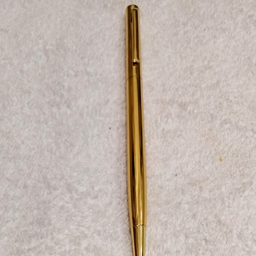 Gold tone metal ball point - gold,