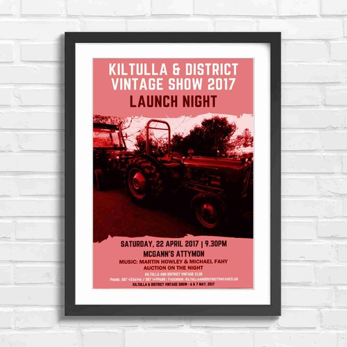 Retro vintage tractors farm - retro,