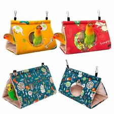 Winter Warm Bird House Parrot Hanging Hammock Velvet Shed Hut Sleeping Bed Hot