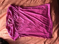 Ladies Pink Asda Exercise Tshirt Top Small