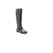 CLARKS **Kildale Drama Black Patent**Knee-High Women's Boots UK3 RRP £100