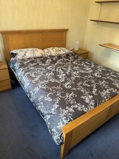 Solid Wood Bed Frame And