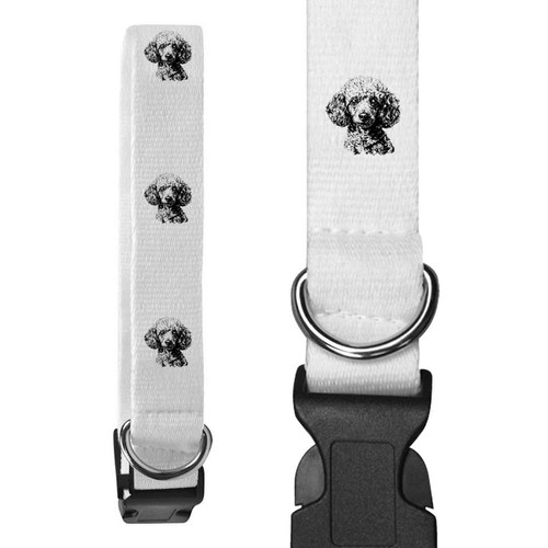 Poodle portrait dog collars - dog,