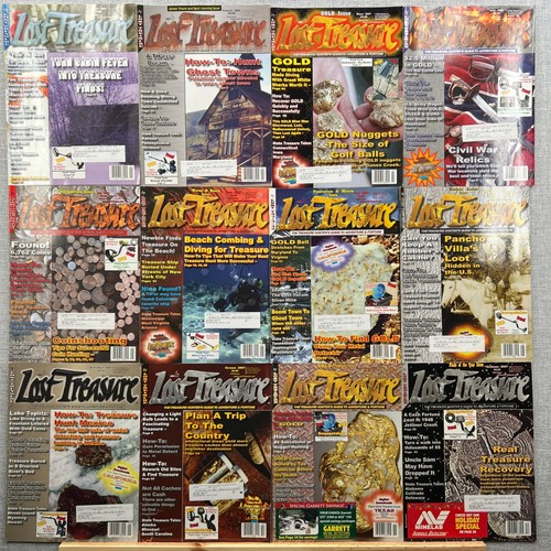 Lost treasure magazine lot - treasure,