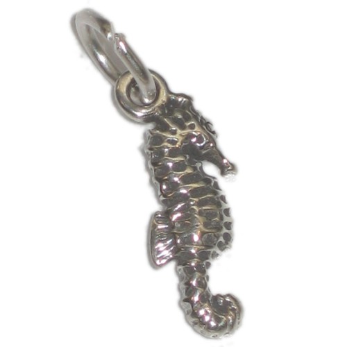 Seahorse tiny sterling silver - tiny,