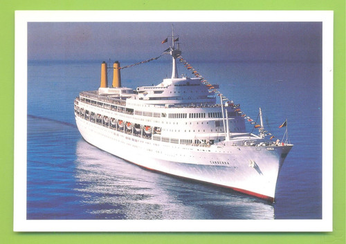 Canberra cruises postcard - canberra.p&o, cruises.postcard