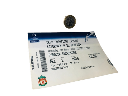 Football ticket liverpool - ticket,
