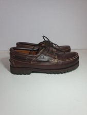 Chatham Leather Deck Shoes Mens Adult Size UK 7 EU 41 Brown