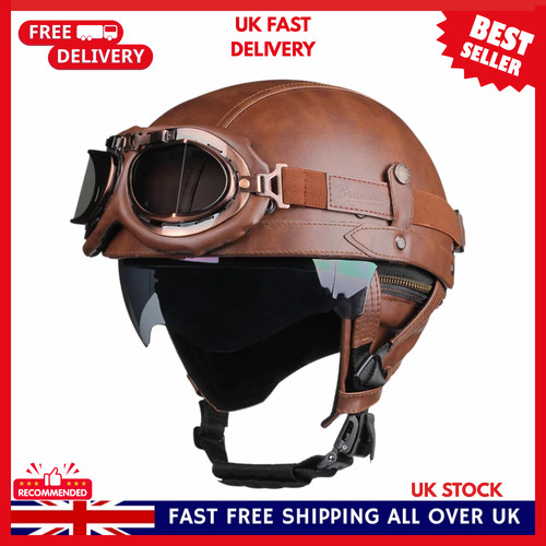 Retro motorcycle helmet - motorcycle, abs