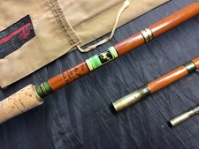 Vintage Allcocks “Billy Lane Quiver Tip De-Lux” 13ft 3” fibreglass Match rod+bag