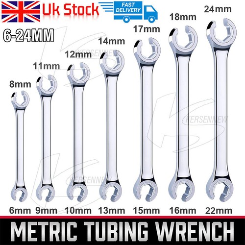 7pcs metric flare - metric, wrench