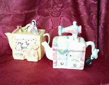 NOVELTY TEAPOT TOY BOX AND SEWING MACHINE DECORATIVE TEA POT 2 OFF