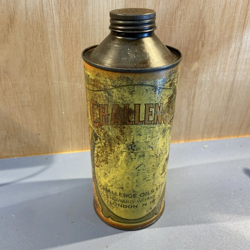 Original challenge oil tin - oil,