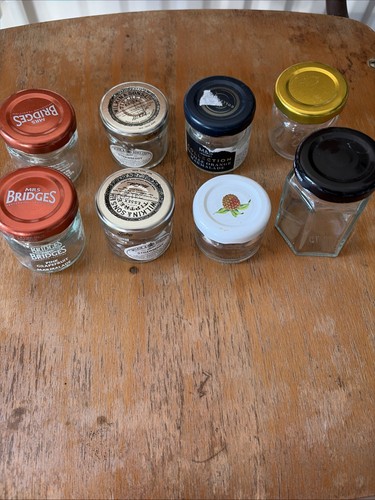 Empty mini jam jars - jam,