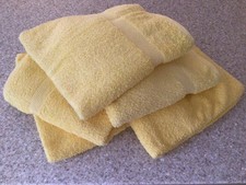 Beautiful Yellow Towel Set. 