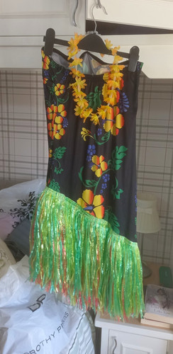 Halloween ladies hawaiian - ladies, hula