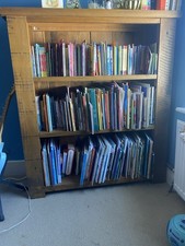 Solid Wooden Bookcase Shelf