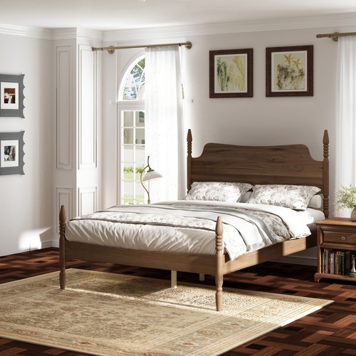 Queen king solid - queen/king, wood