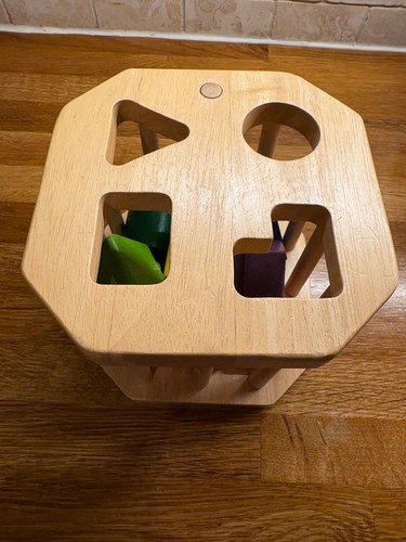 Wooden shape sorter - wooden,