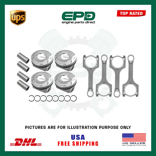 Bmw n14b16 pistons rings - rings, &