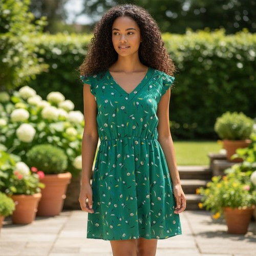 Hawthorn green floral - hawthorn,