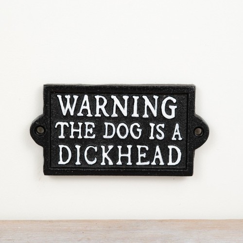 Warning the dog - dog, is