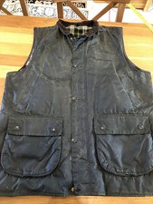Barbour Westmorland Wax Gilet Mens Extra Large Waxed Cotton Olive A220 Waistcoat