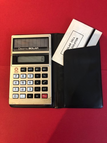 Vintage solar powered - solar, decimo