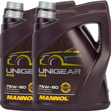 MANNOL Unigear 75W-80 GL-4/GL-5 LS Synthetic 8109 Manual Transmission 5 Litre x4