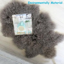 Khaki MONGOLIAN FUR SHEEPSKIN