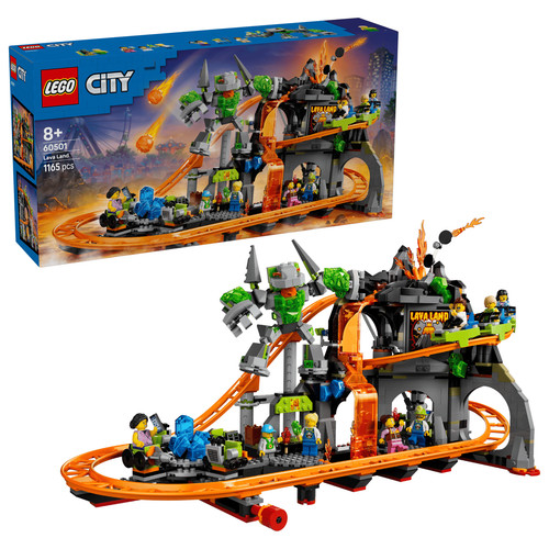 Lego city 60501 lava land - lego,