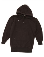SUPERDRY Mens Loose Fit Hoodie Jumper XS Black Cotton BA18