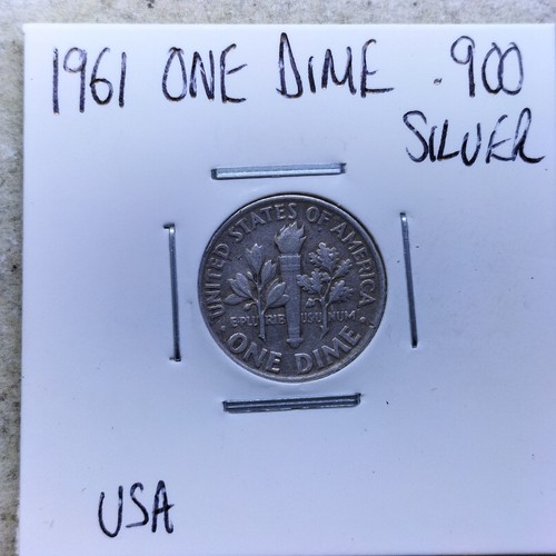 1961 one dime - 1961,