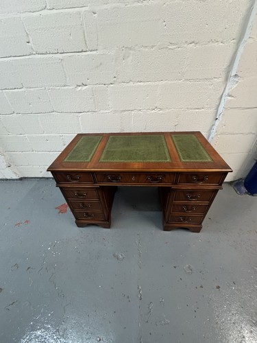 Mock antique solid - wooden, desk