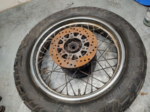 Rear wheel tire xt600e xt - wheel,