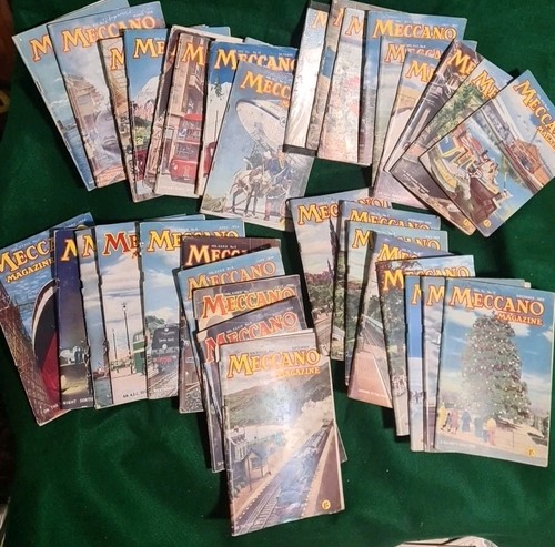Meccano magazines all 1950 s - meccano,