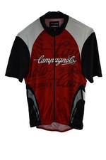 Campagnolo Mens Factory Team Cycling Short Jersey T Shirt Red Size M