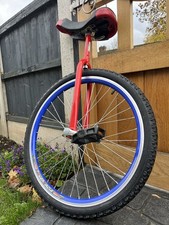 Adjusting Saddle 24” Wheel Rare Unicycle Bike BBQ birthday Garden Party In Derby