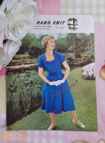 Vintage 1950s lady dress - 1950s,