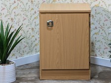 Vintage Stag Bedside Cabinet Cupboard Unit