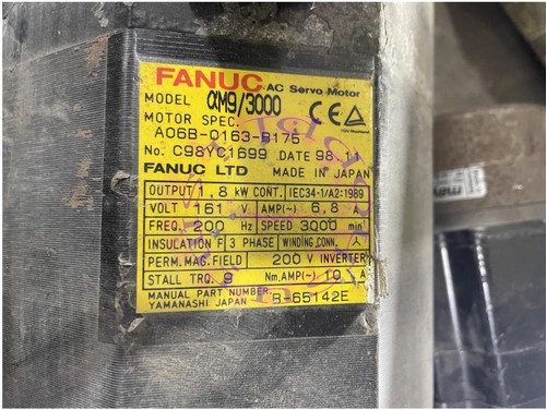 Used 1pcs fanuc servo motor - used, ac