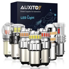 2PCS LED RED WHITE AMBER BRAKE LIGHT P21/5W BAY15D 1157 Brightness Super Bright