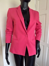 Zara Pink/Coral ladies blazer jacket size Medium - 8-10 