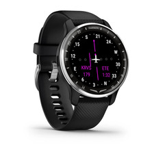 Garmin D2 Air X10 Aviator Smartwatch Black Strap