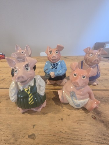 Vintage wade natwest pigs full - wade,
