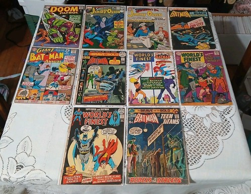 Silver age comic lot - 10, worlds